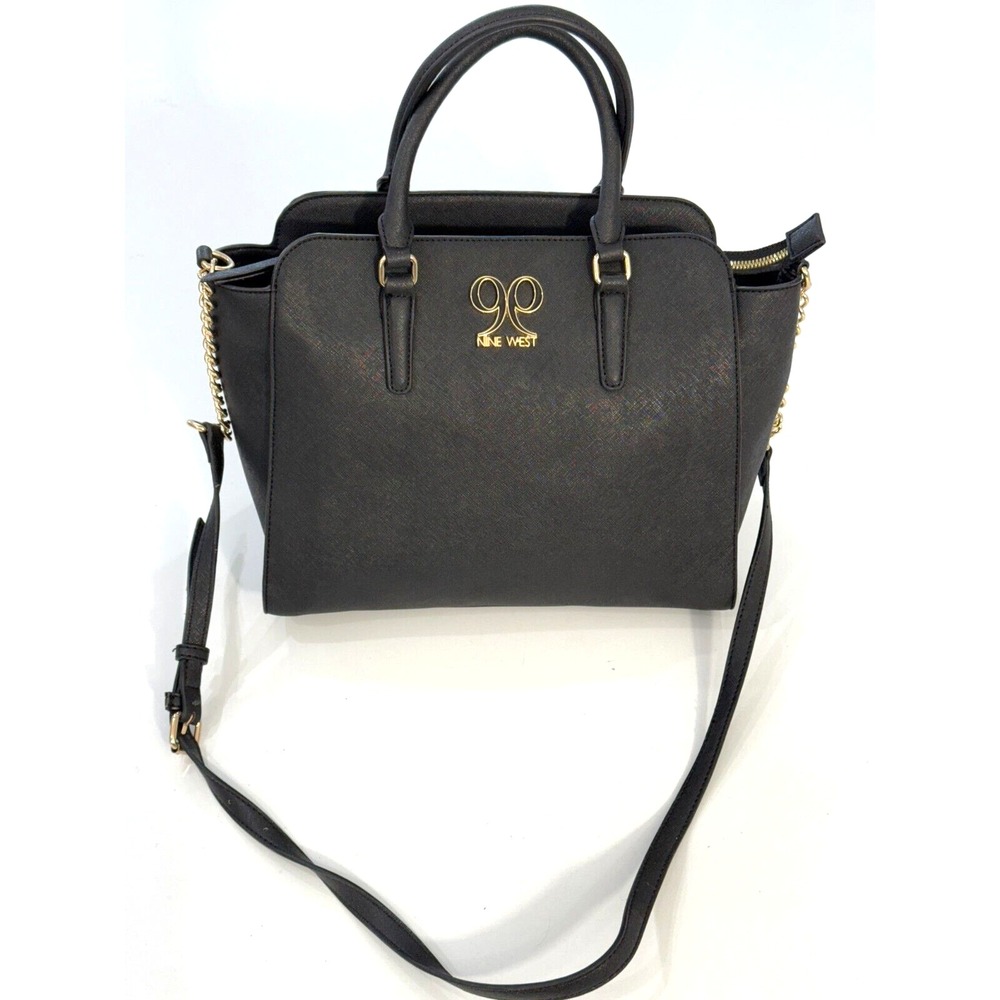 Nine West Black Top Handle Crossbody Bag Purse